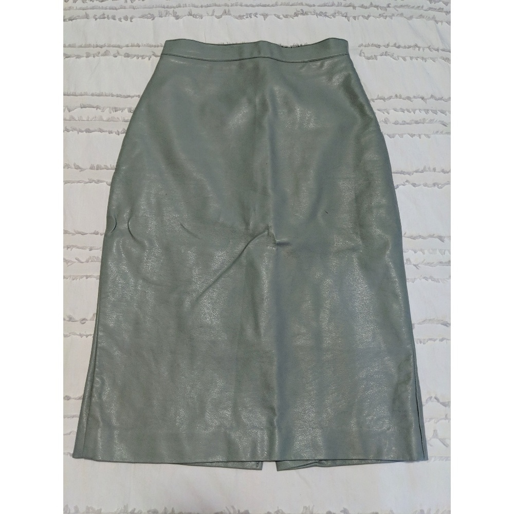 Faux Leather Pencil Skirt